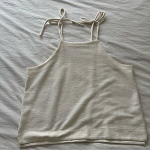 Madewell cream tank top size L